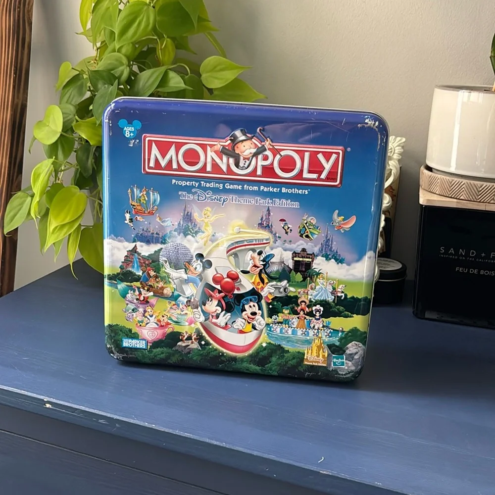 Vintage 2002 DISNEY Theme Park Edition Monopoly Game